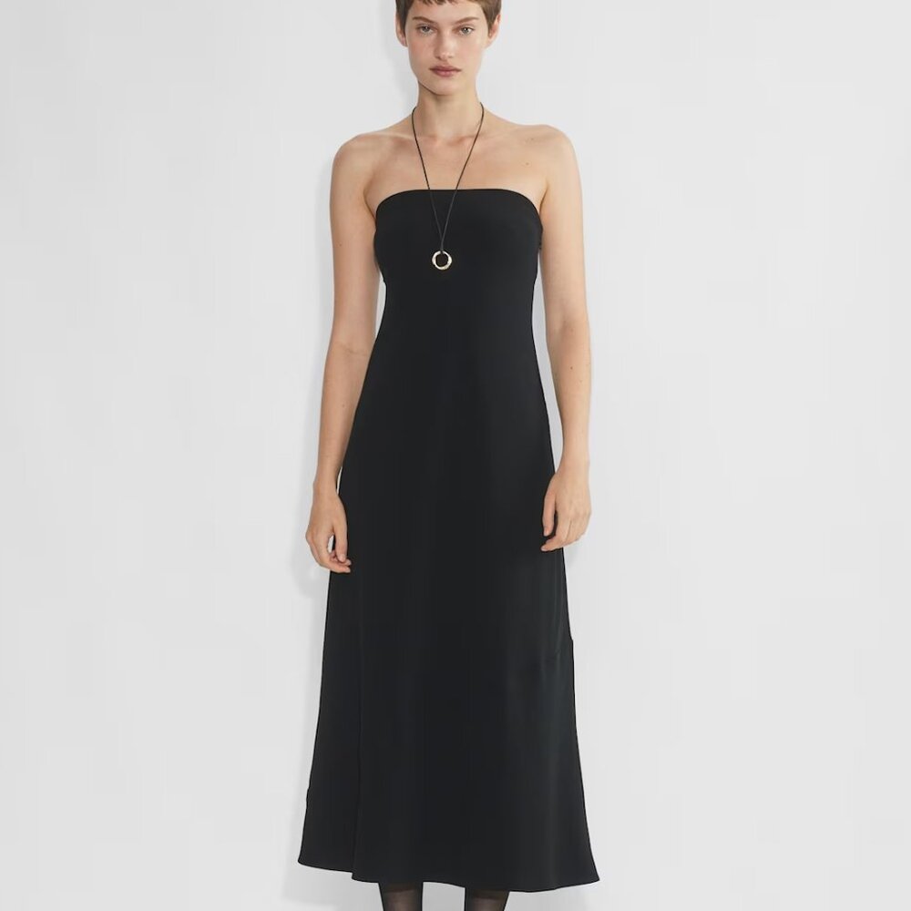 Babaton Resolution Black Strapless Dress
